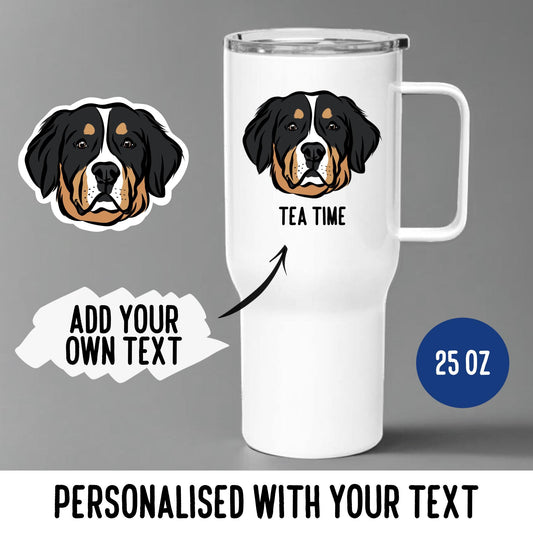 Bernese Mountain Dog Travel Mug