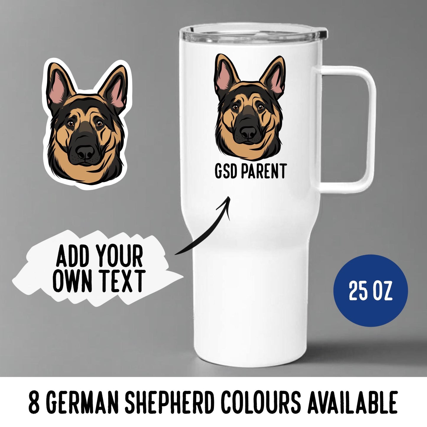 German Shepherd Insulated Mug
