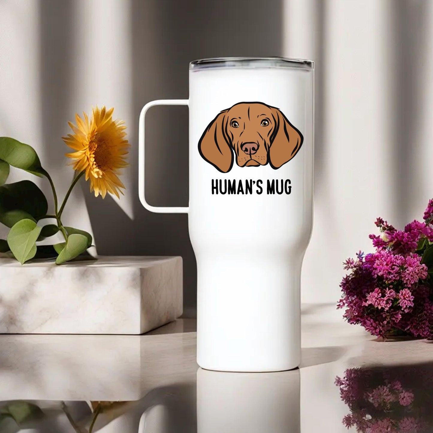Hungarian Vizsla Travel Mug