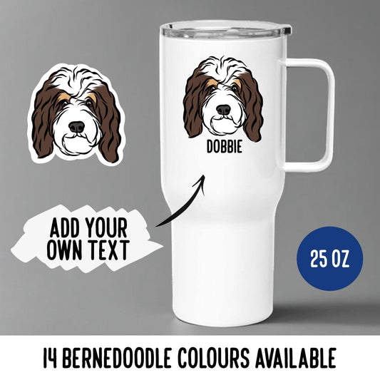 Bernedoodle Travel Mug