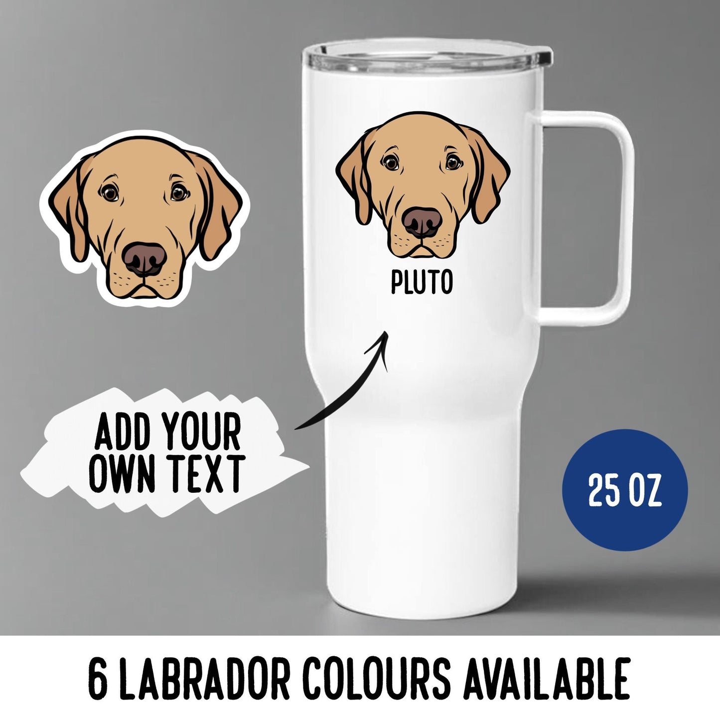 Labrador Travel Mug