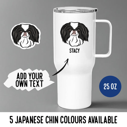Japanese Chin Print Travel Mug
