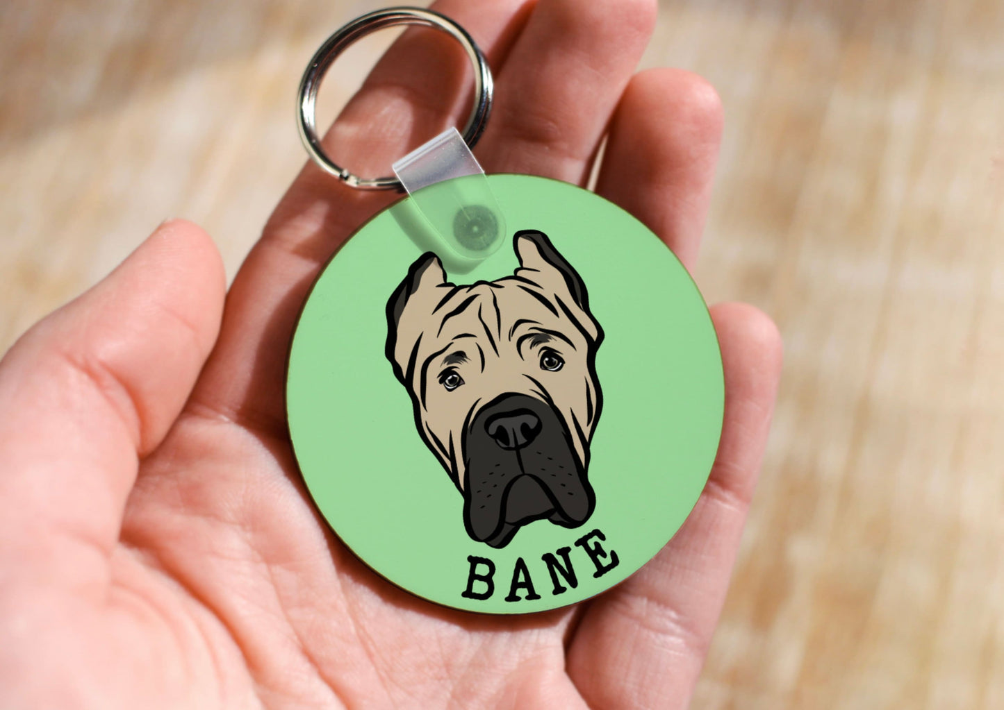 Cane Corso Keyring