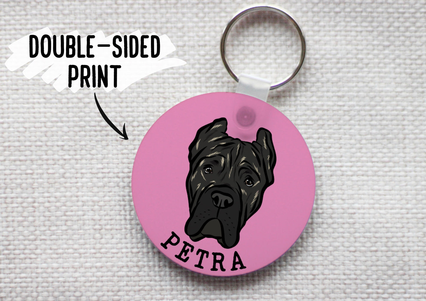 Cane Corso Keyring