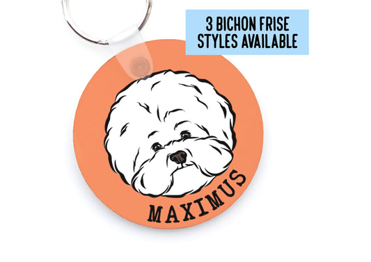 Bichon Frise Keychain