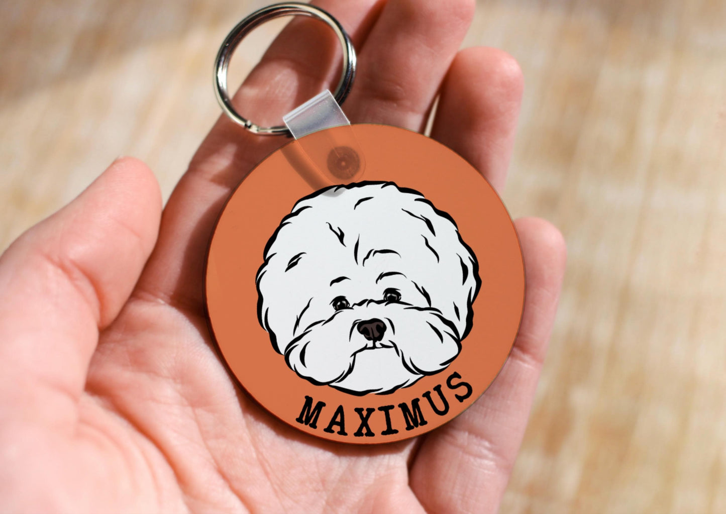 Bichon Frise Keychain
