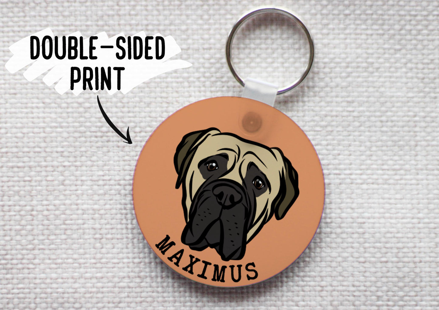 Bullmastiff Dog Keyring