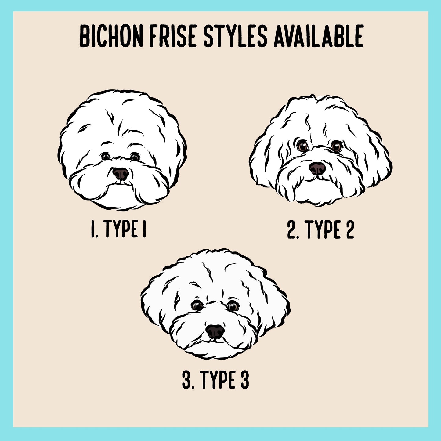 Bichon Frise Keychain