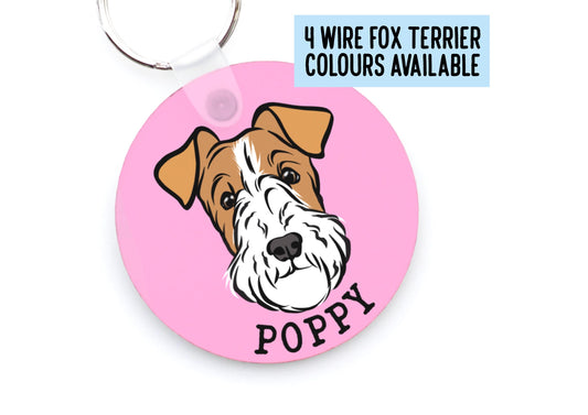 Wire Fox Terrier Keyring