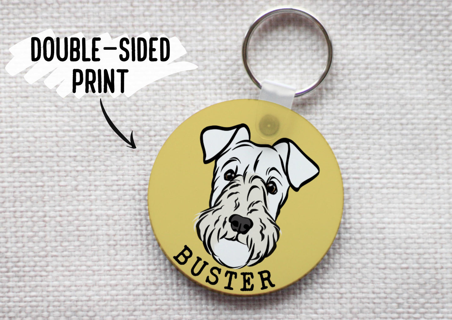Wire Fox Terrier Keyring