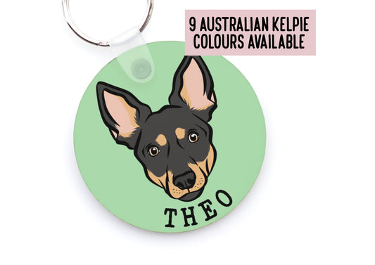 Australian Kelpie Keyring