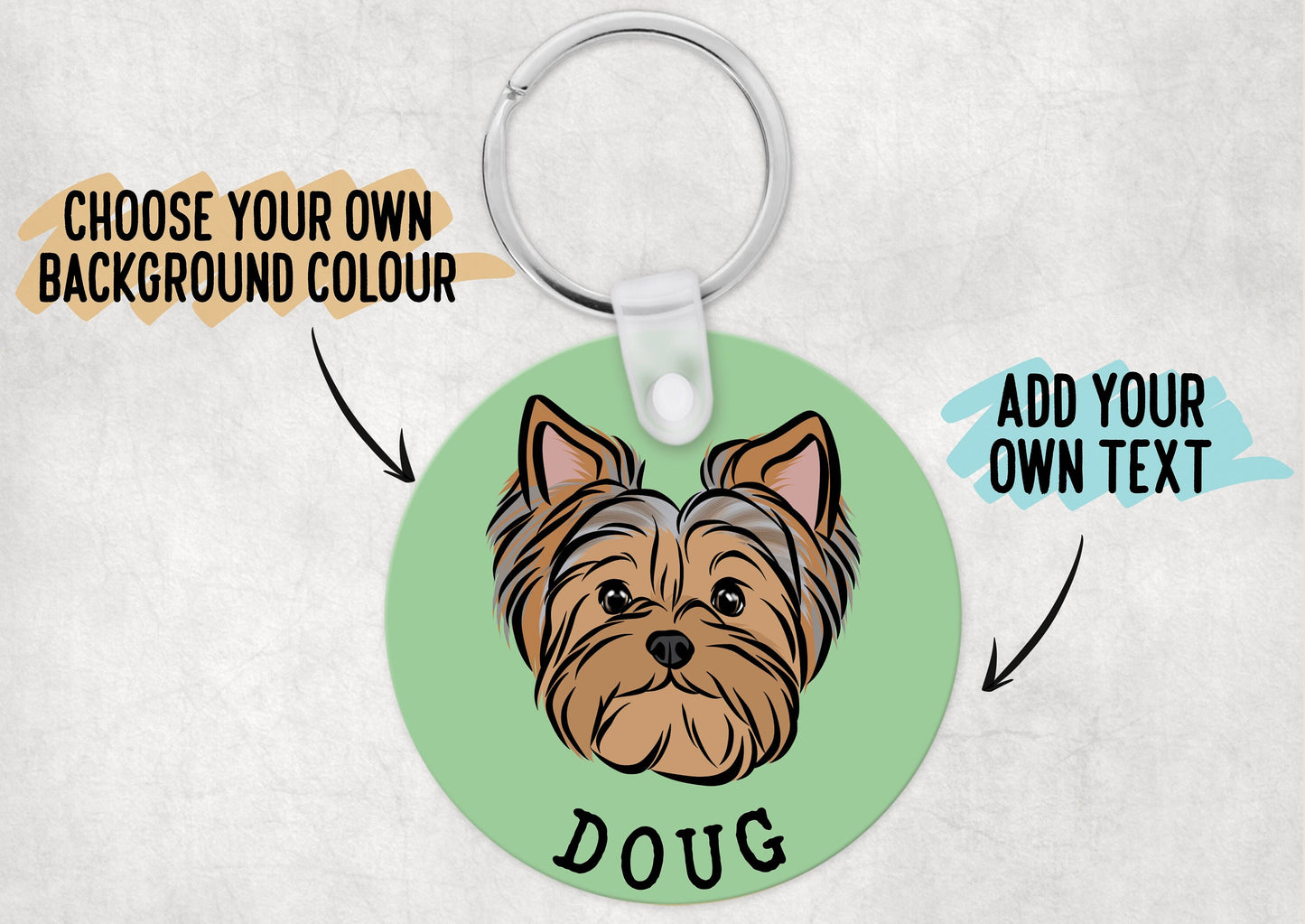 Yorkshire Terrier Keyring