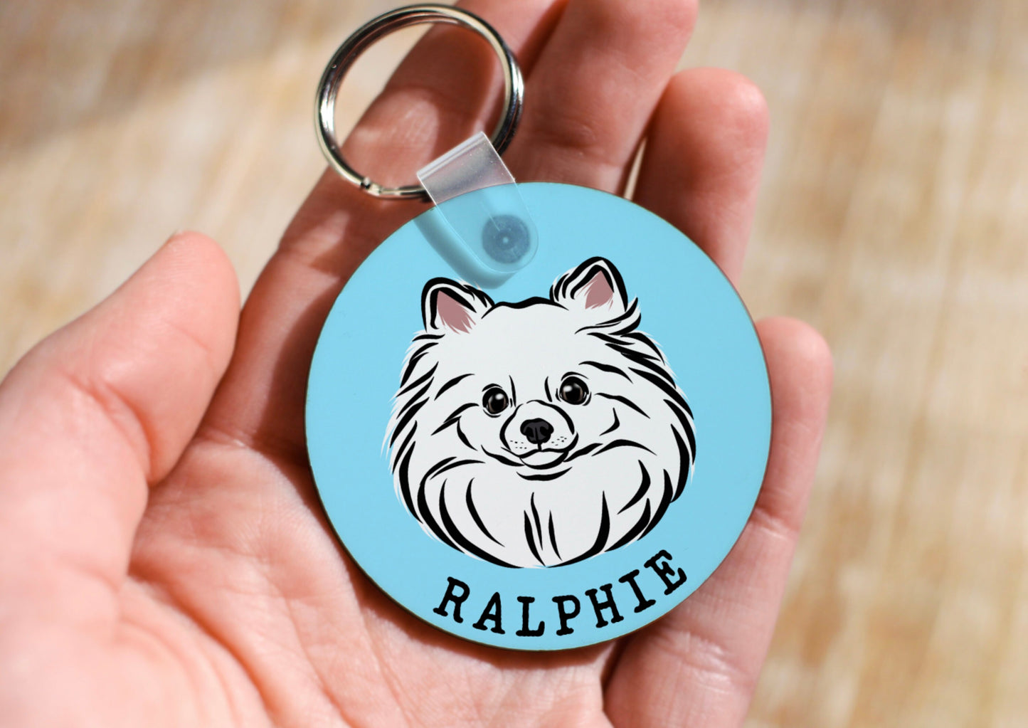 Pomeranian Keyring