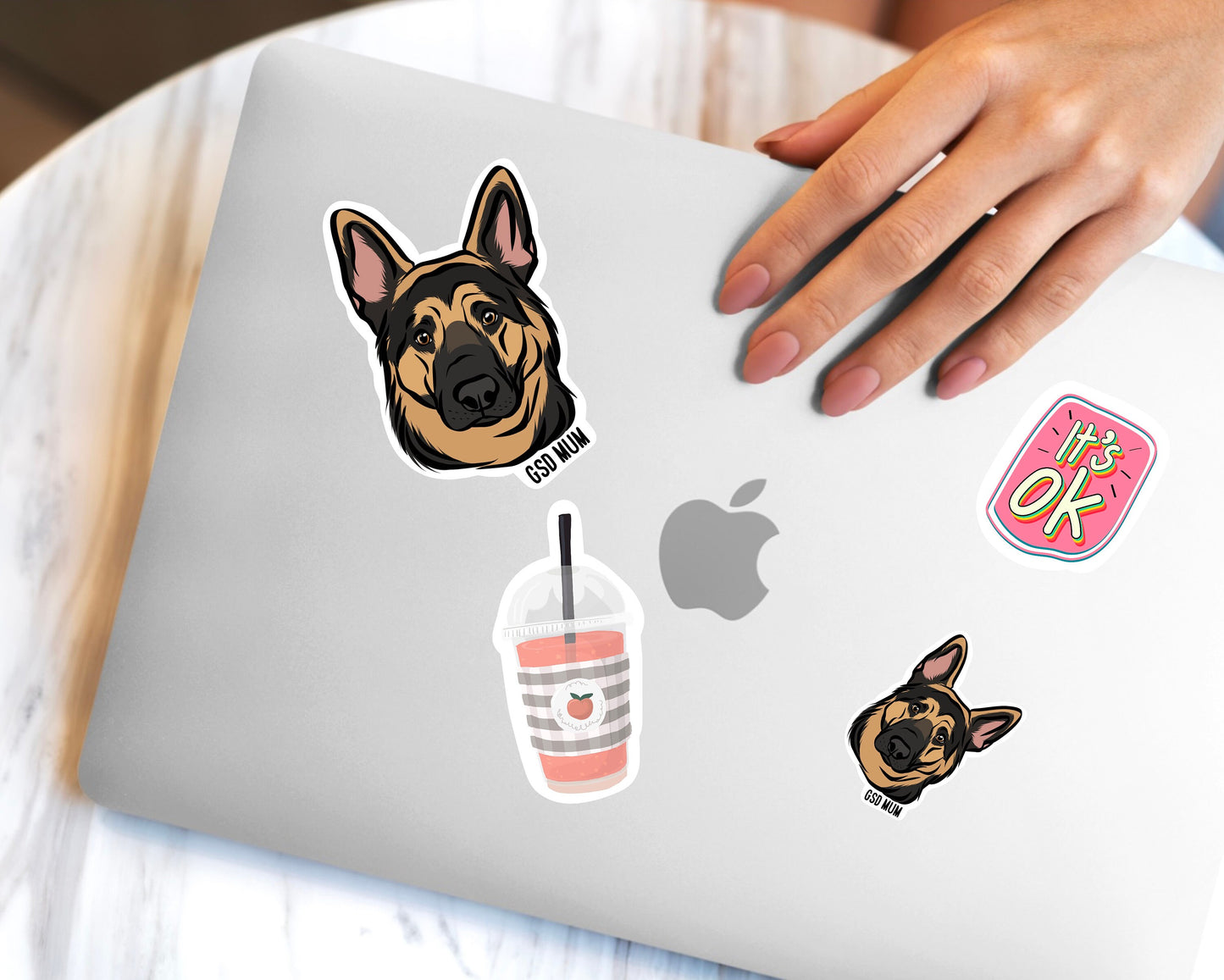 German Shepherd Stickers