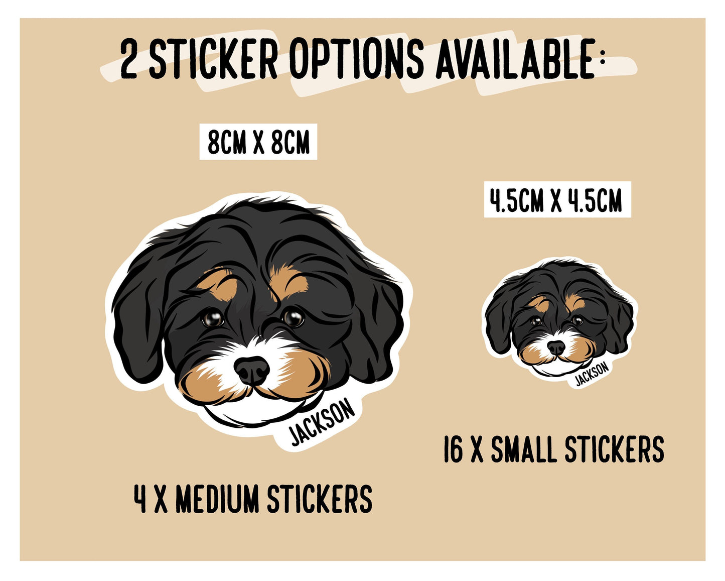Maltipoo Stickers