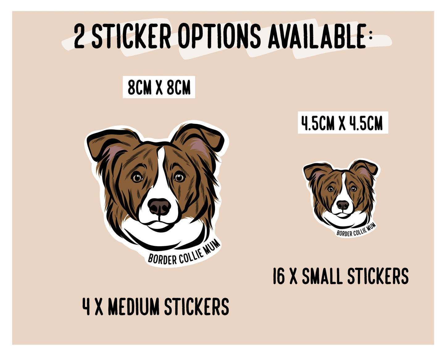 Border Collie Stickers