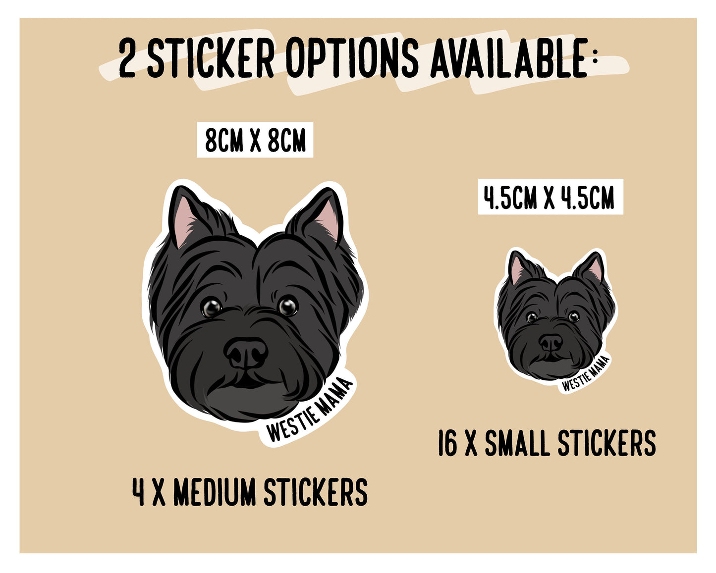 West Highland Terrier Stickers