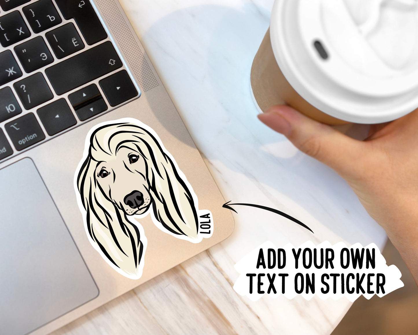 Afghan Hound Stickers