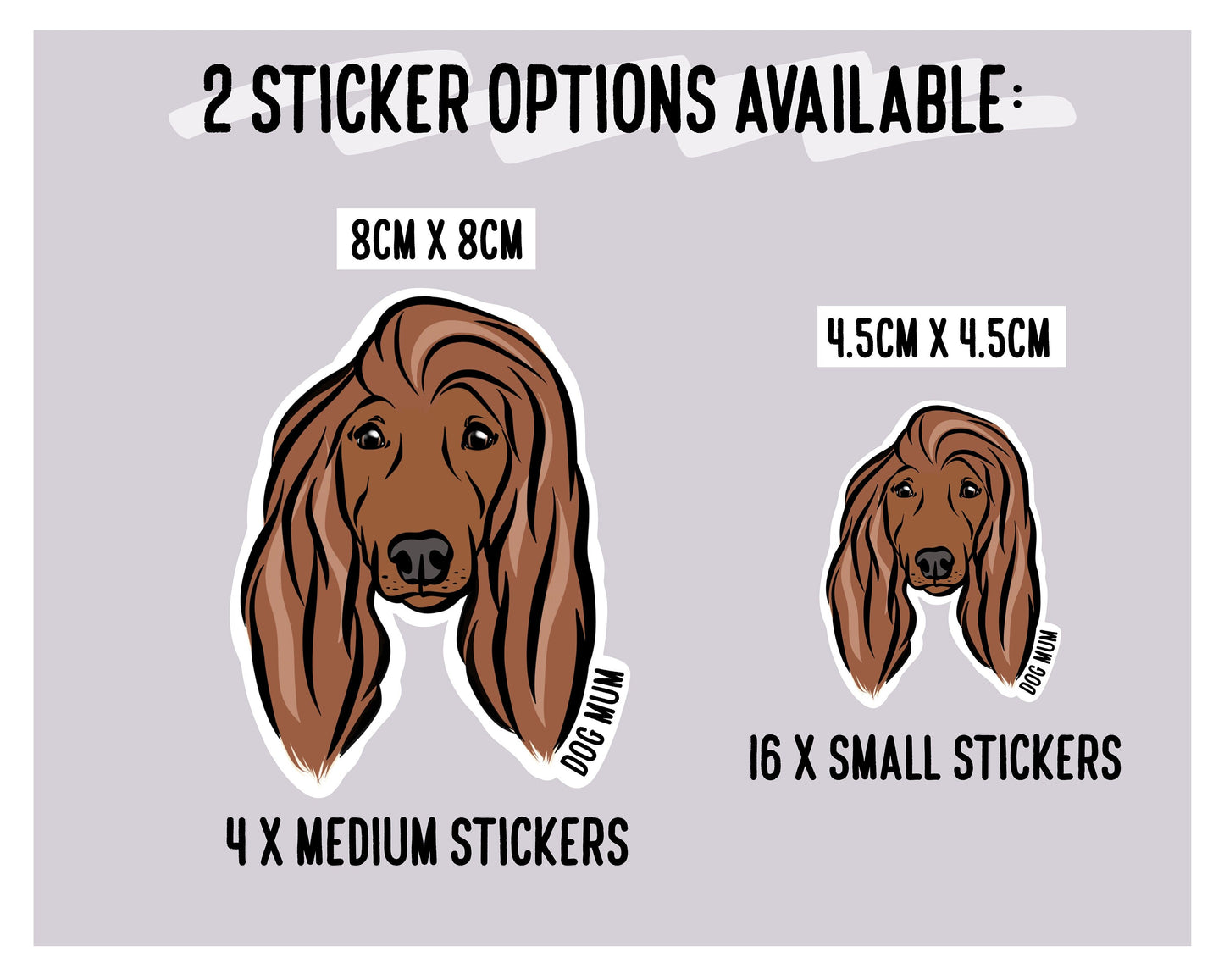 Afghan Hound Stickers