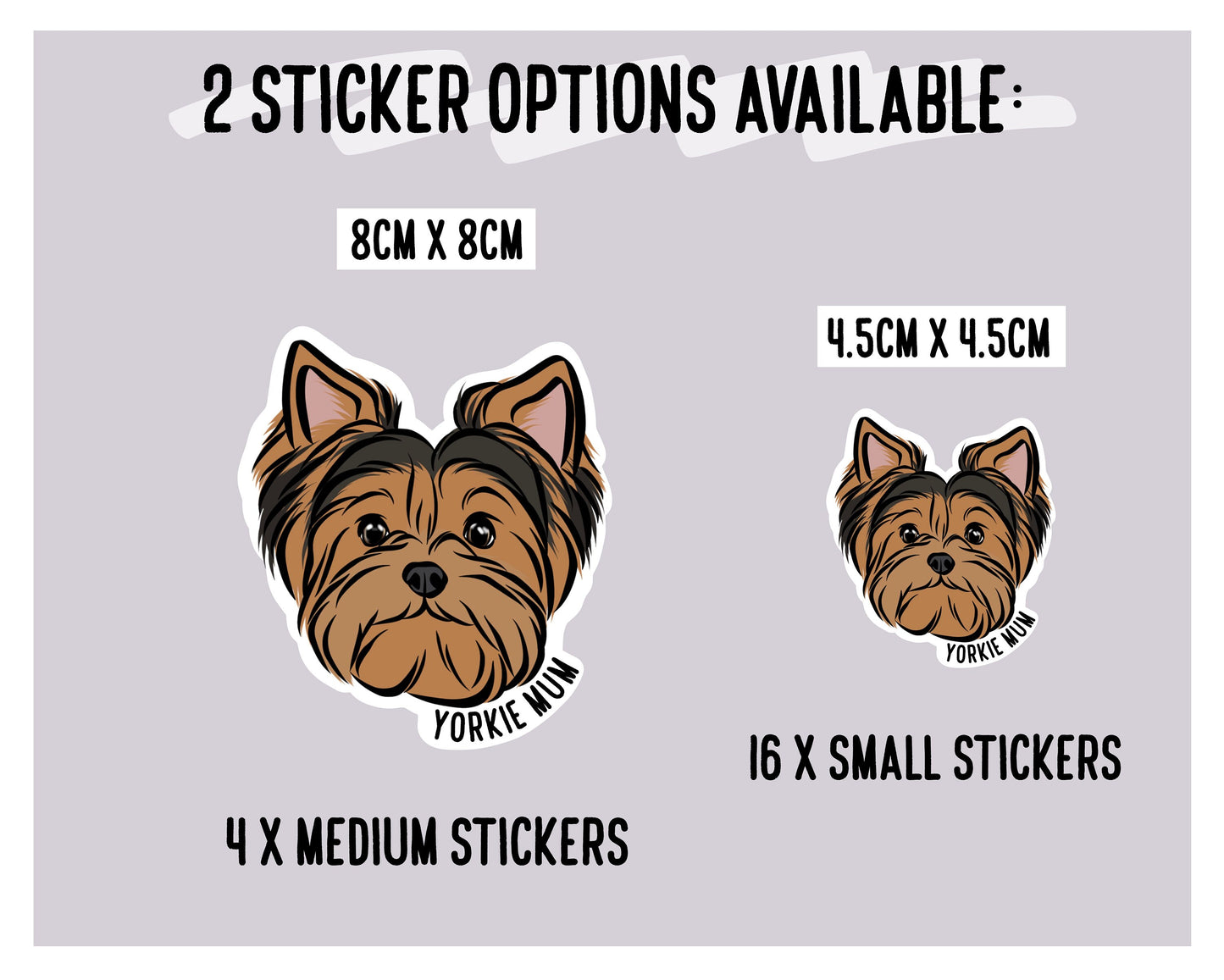 Yorkshire Terrier Stickers