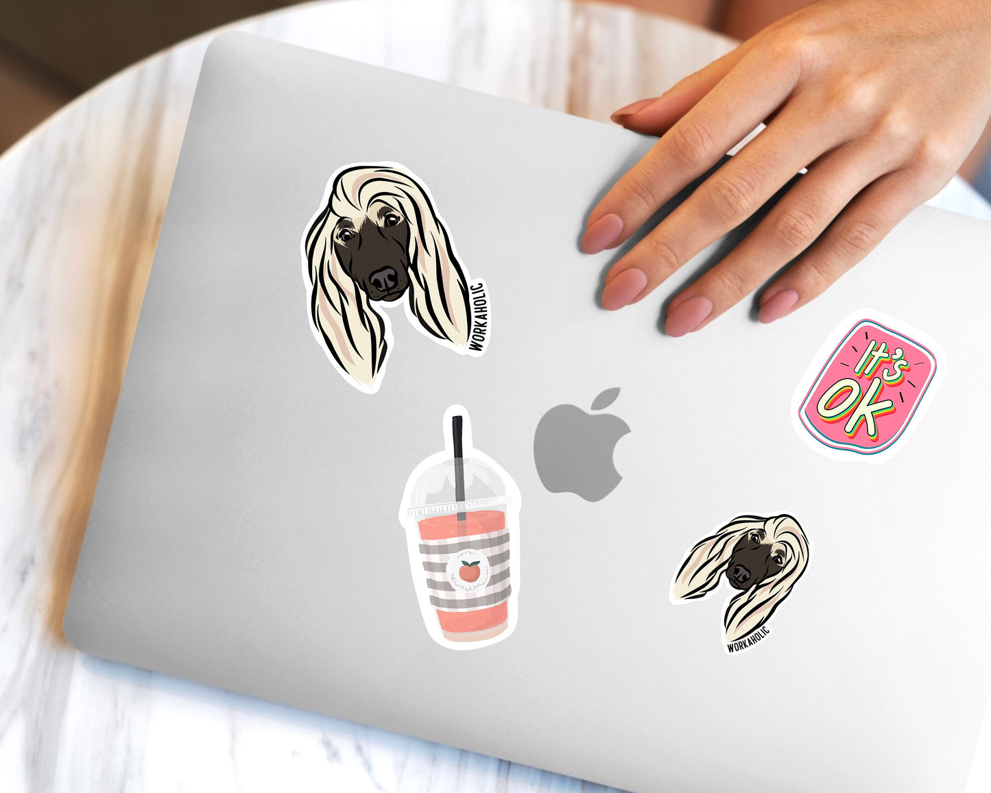 Afghan Hound Stickers