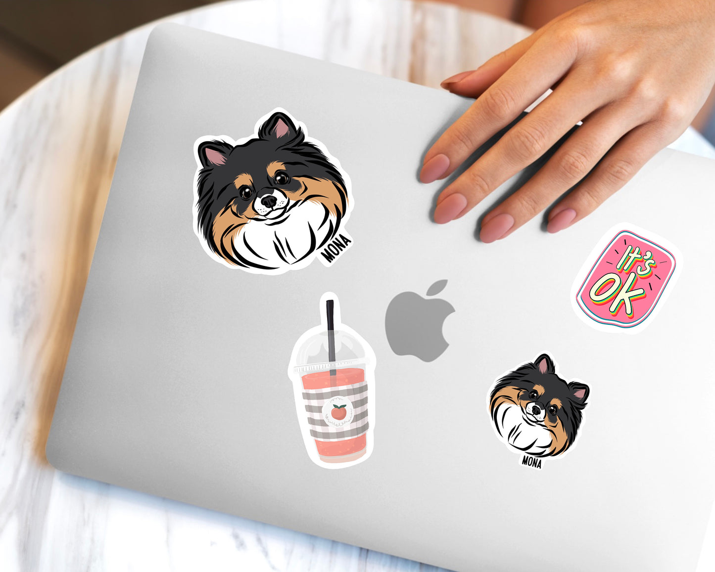 Pomeranian Dog Stickers
