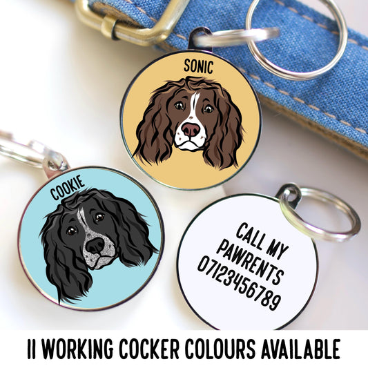 Working Cocker Spaniel ID Tag