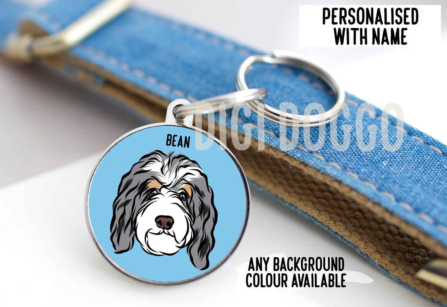 Bernedoodle ID Tag