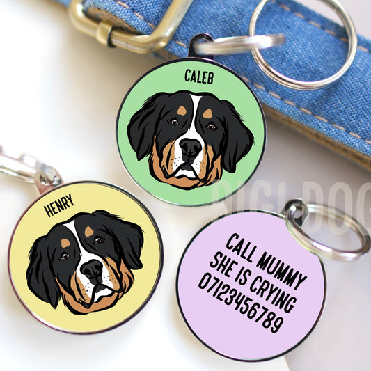 Bernese Mountain Dog ID Tag
