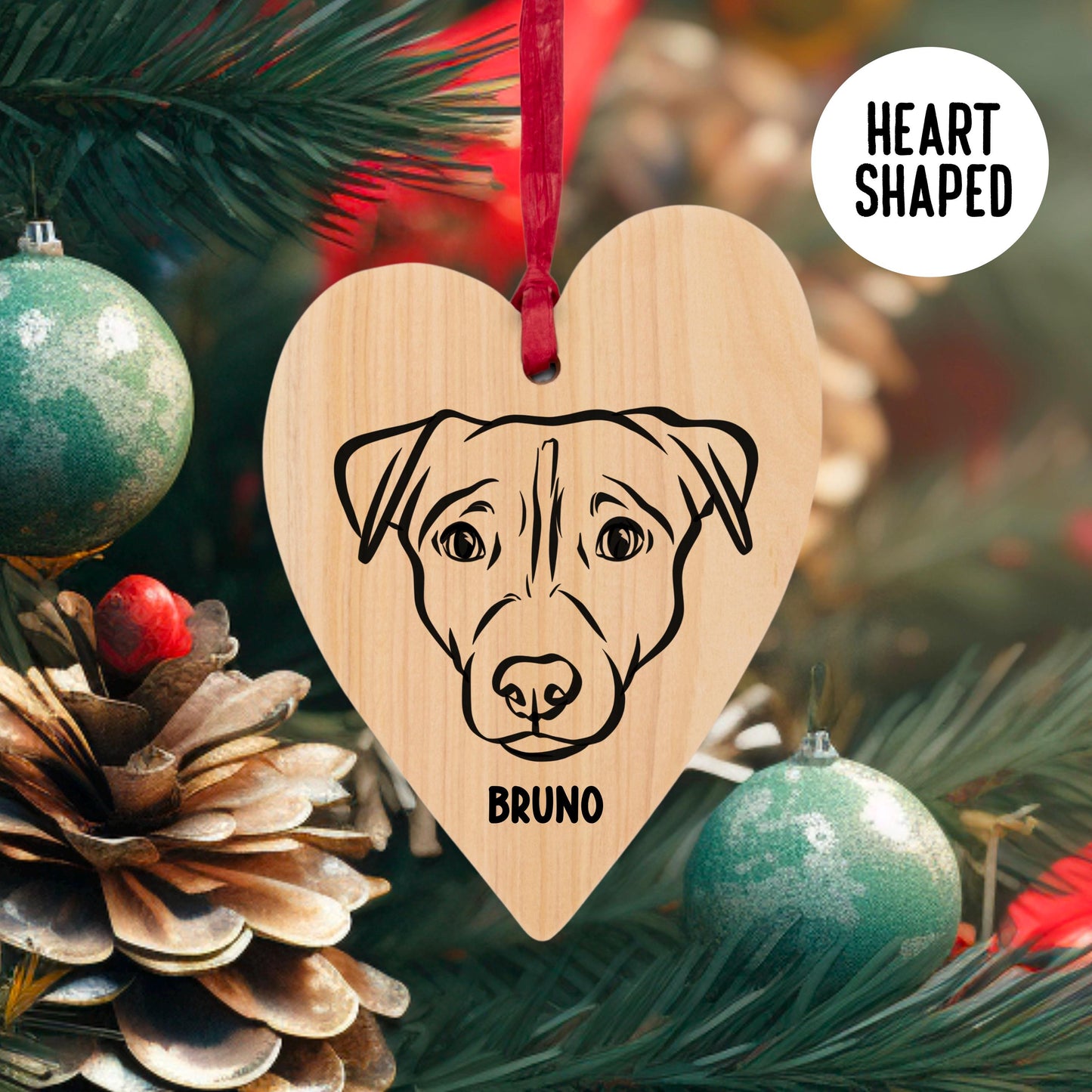 Jack Russell Terrier Christmas Tree Dog Bauble