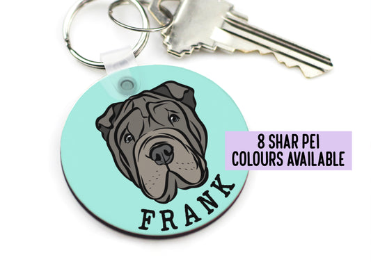 Shar Pei Keyring
