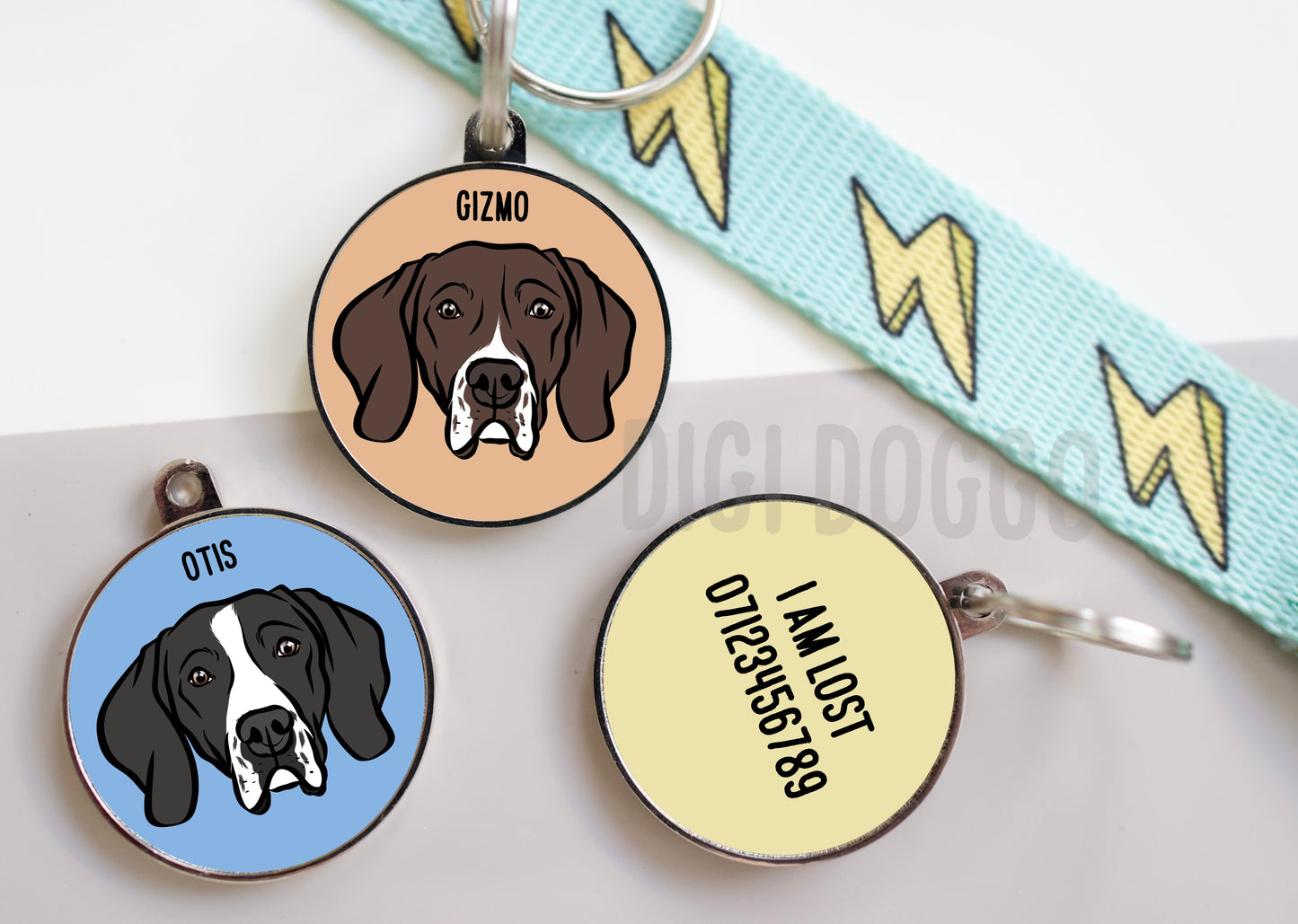 English Pointer ID Tag