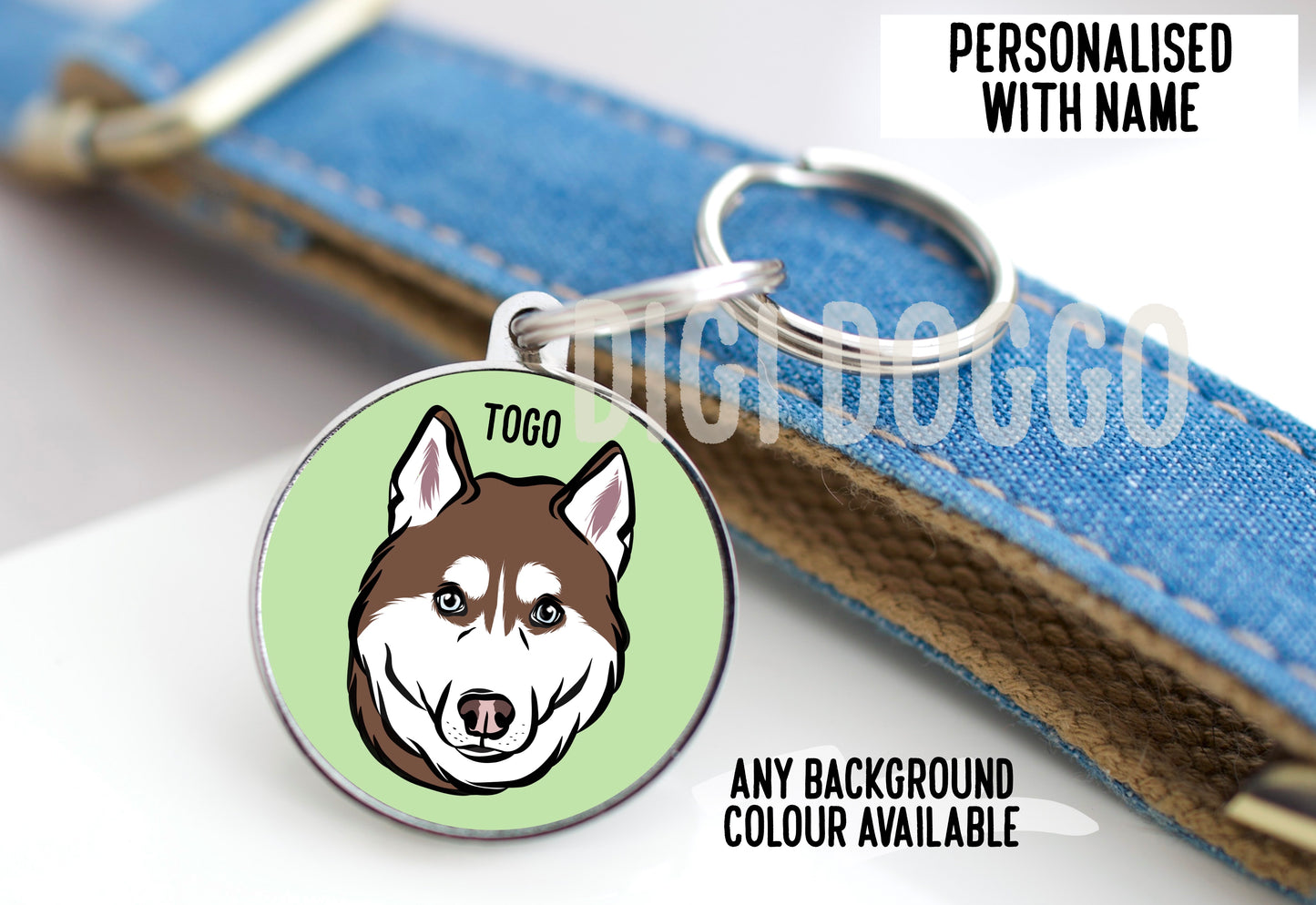 Siberian Husky ID Tag