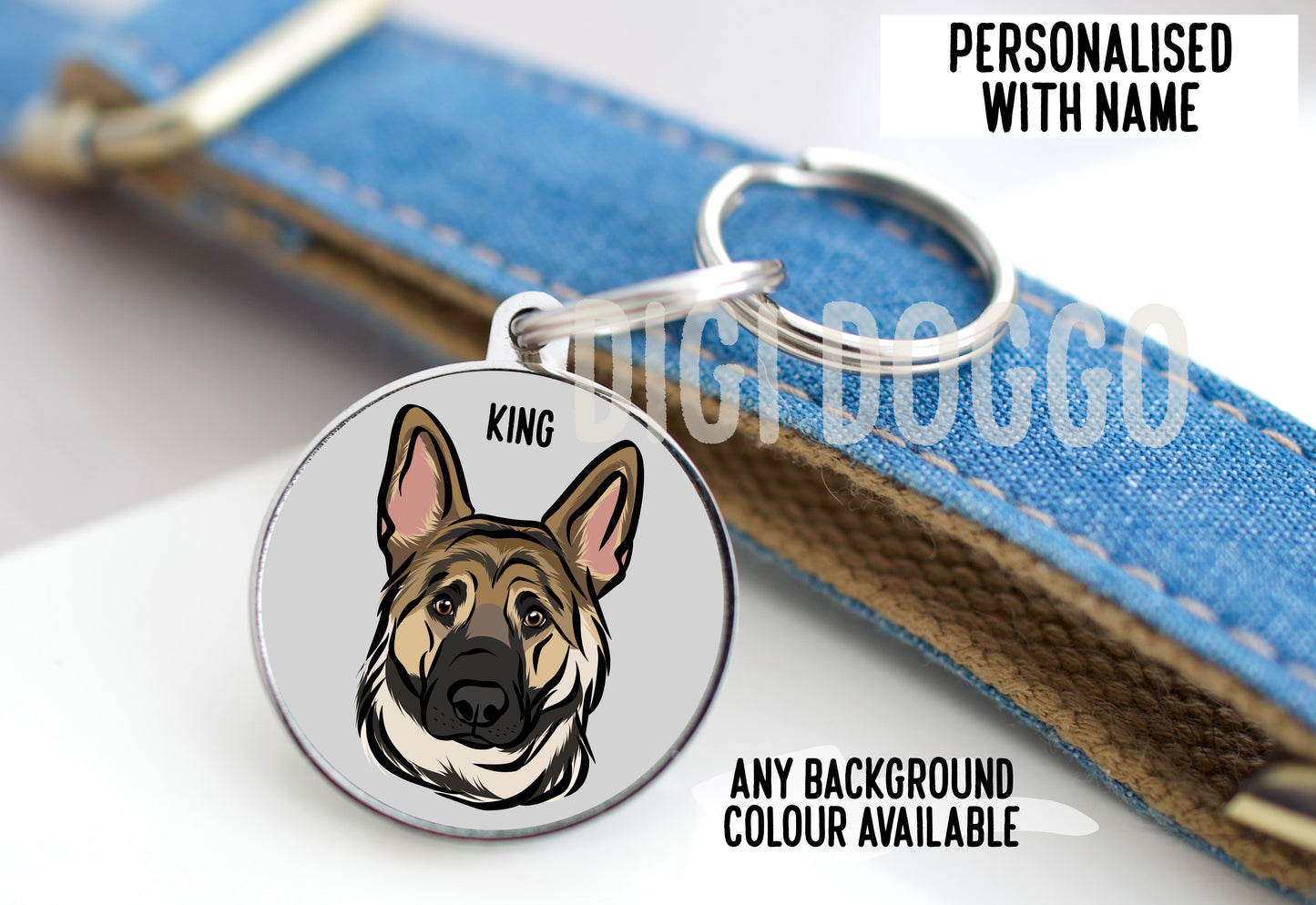 German Shepherd ID Tag
