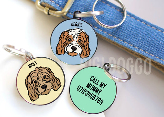 Cavapoo ID Tag