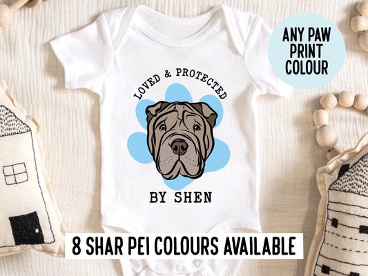 Shar Pei Baby Onesie