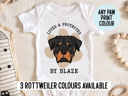 Rottweiler Baby Onesie