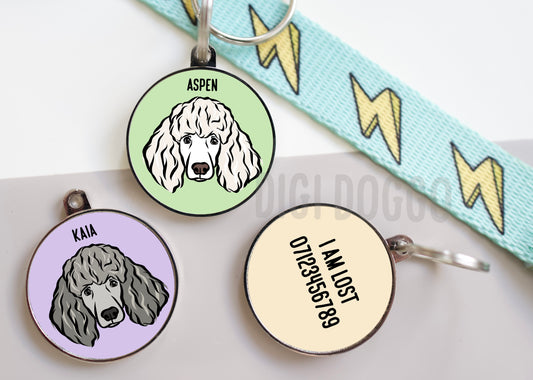 Poodle ID Tag