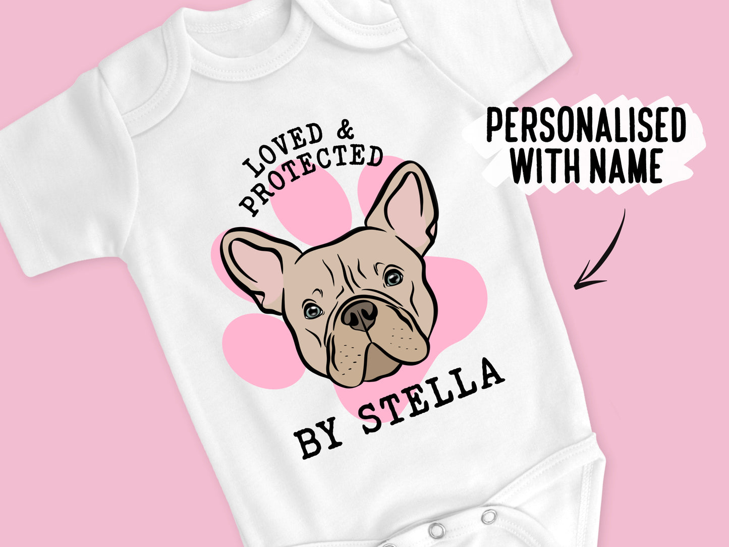 French Bulldog Baby Onesie
