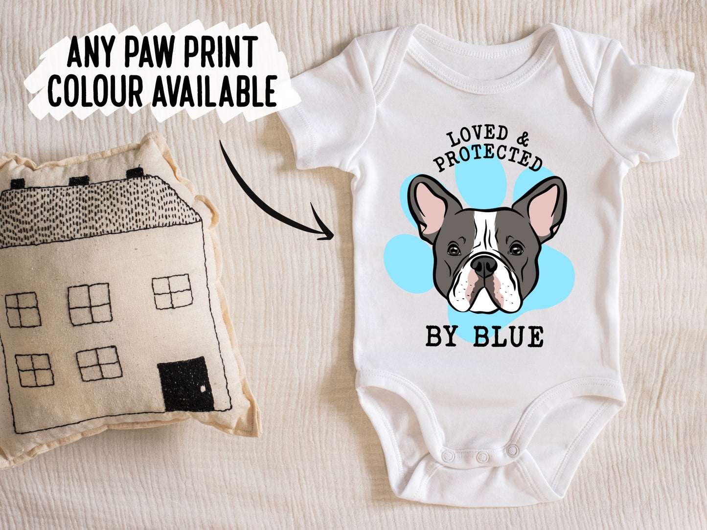 French Bulldog Baby Onesie