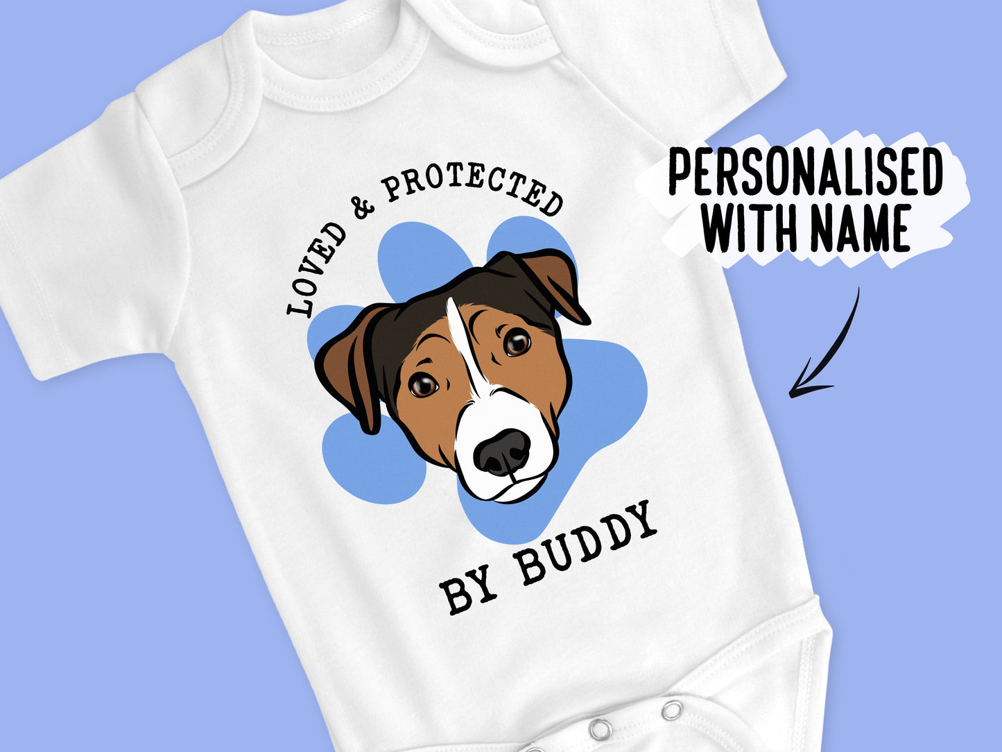 Jack Russell Terrier Baby Onesie