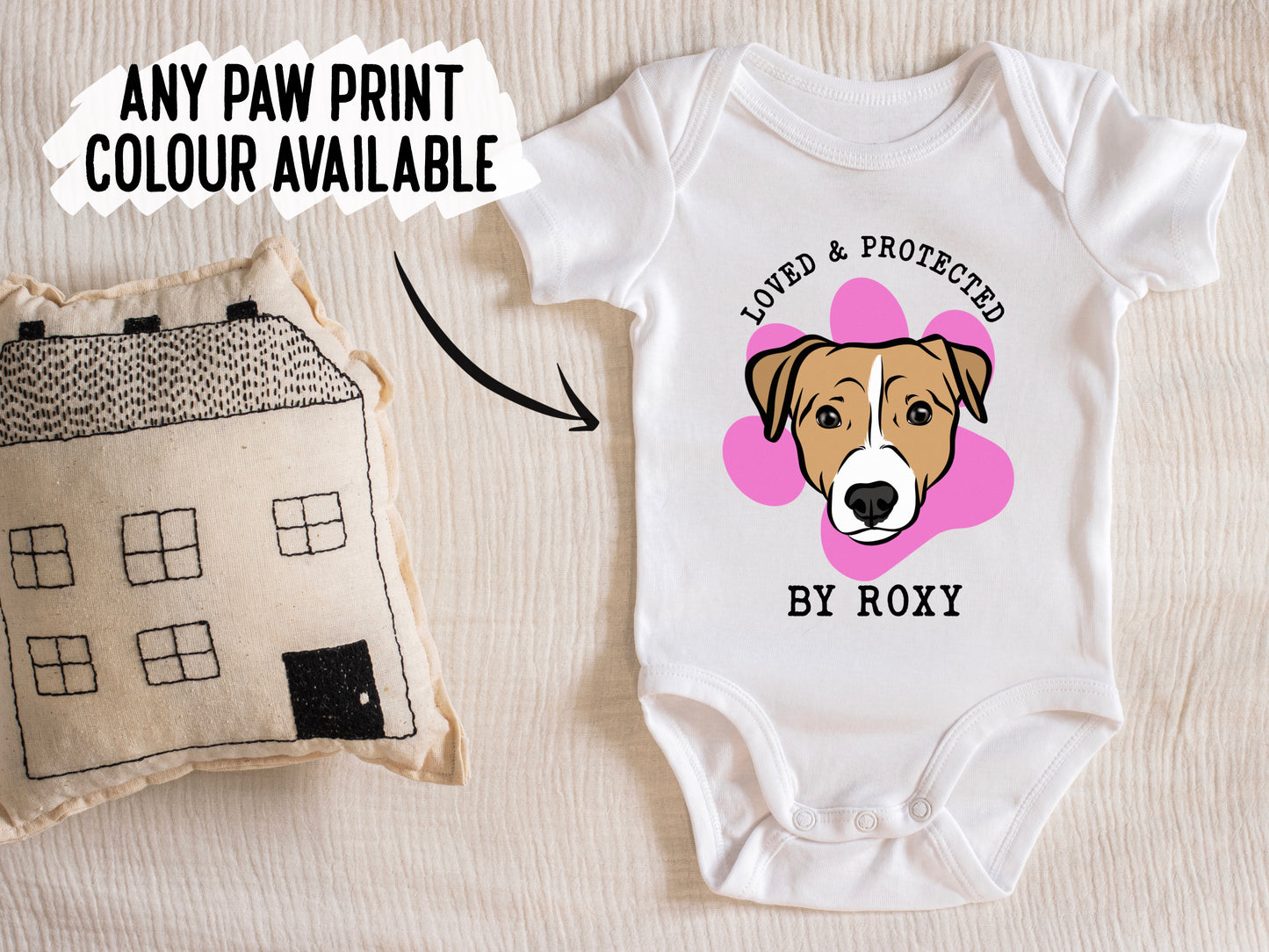 Jack Russell Terrier Baby Onesie