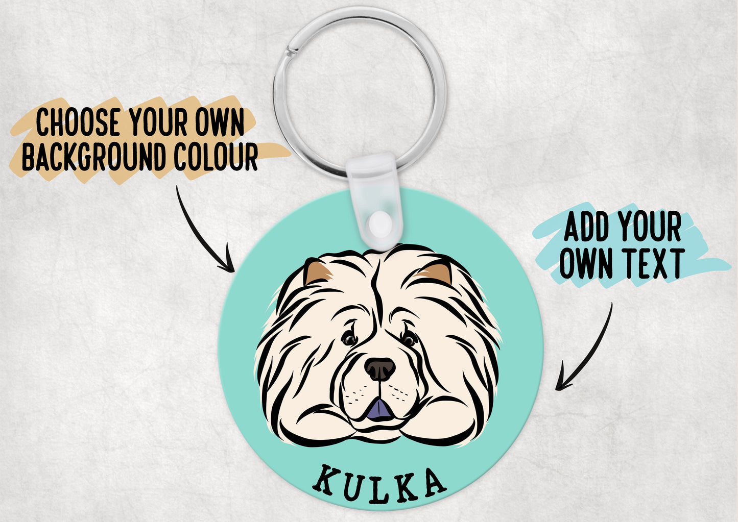 Chow Chow Keyring
