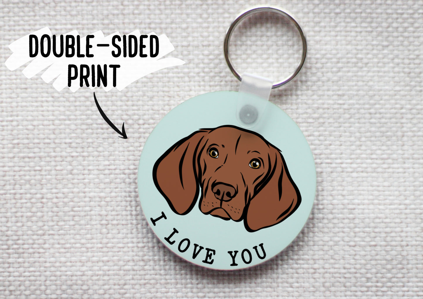 Hungarian Vizsla Keyring