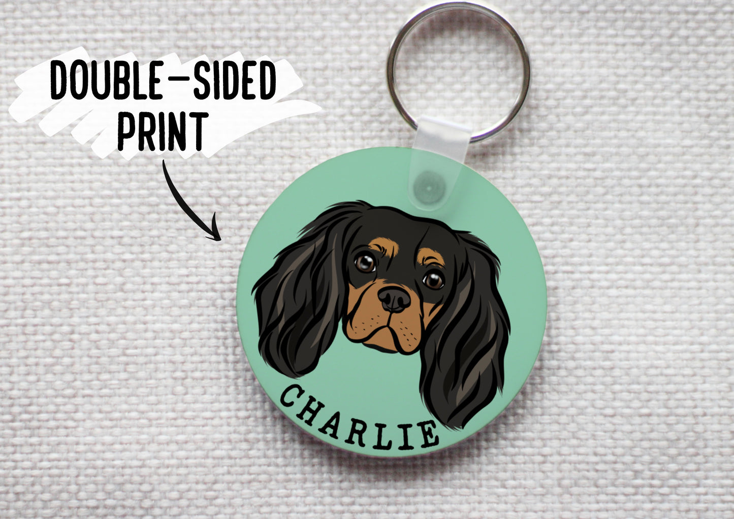 Cavalier King Charles Spaniel Keyring