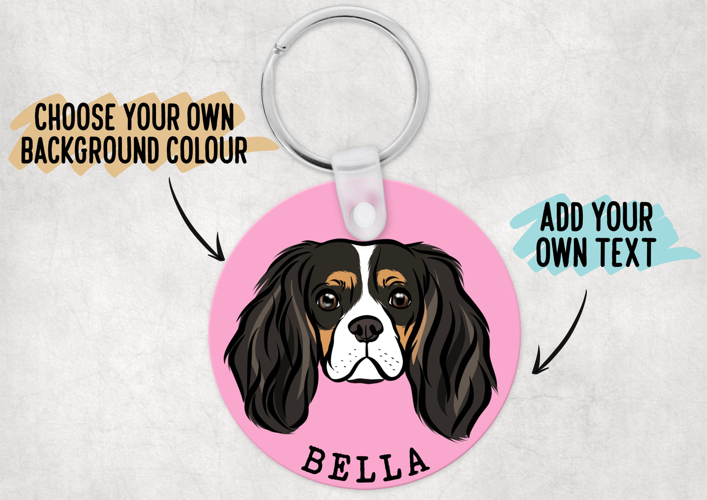 Cavalier King Charles Spaniel Keyring