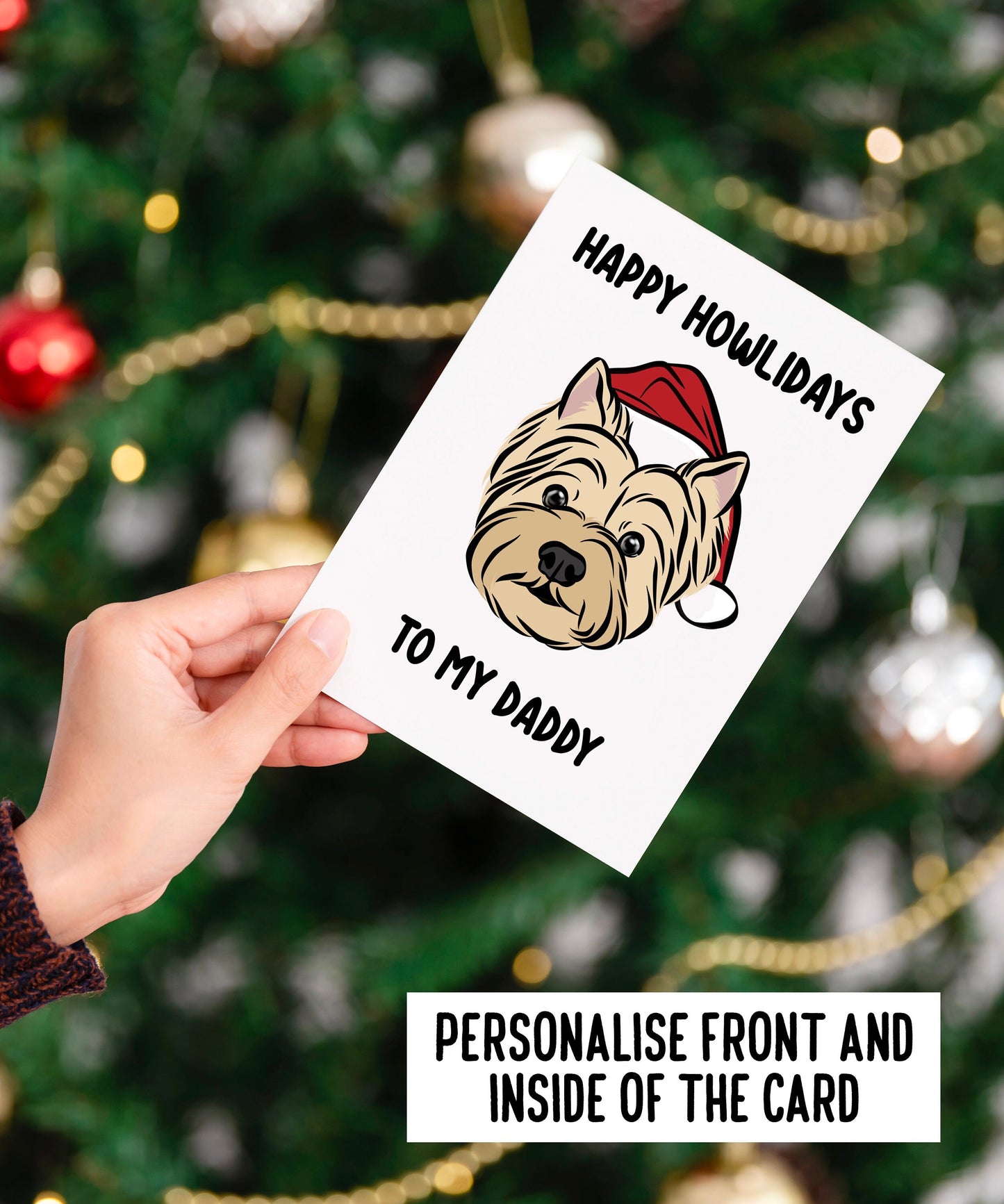 West Highland Terrier Christmas Card
