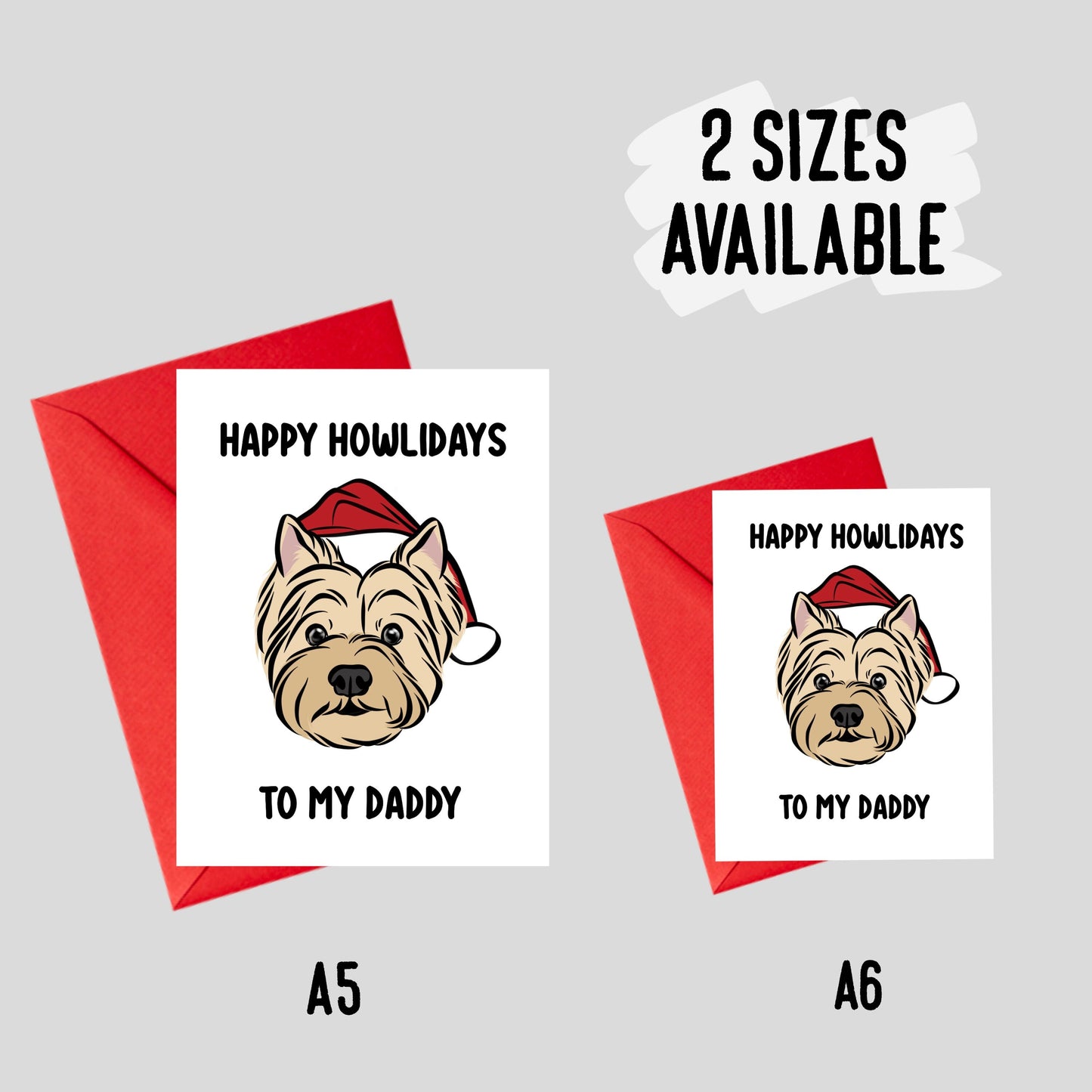 West Highland Terrier Christmas Card