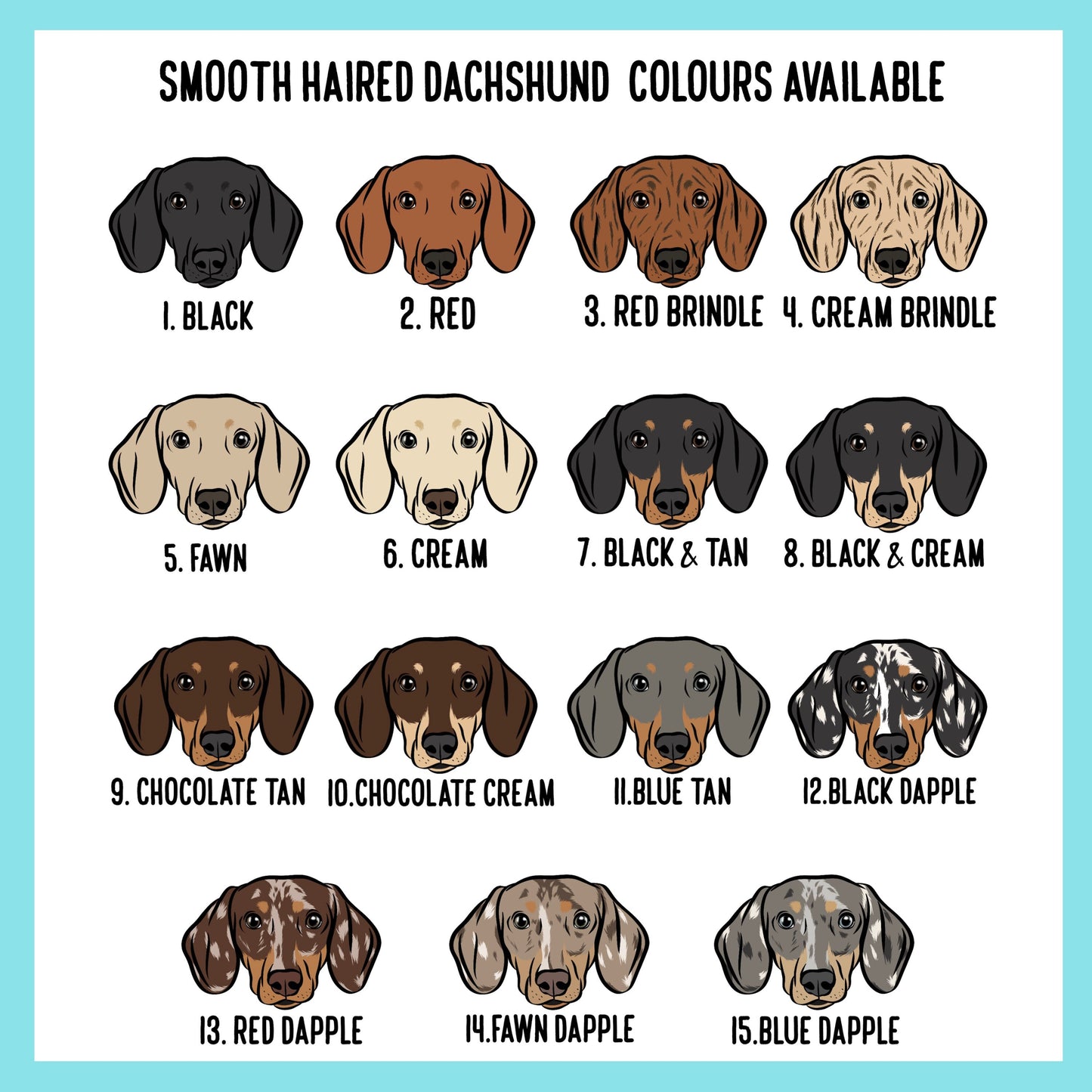 Dachshund Christmas Card