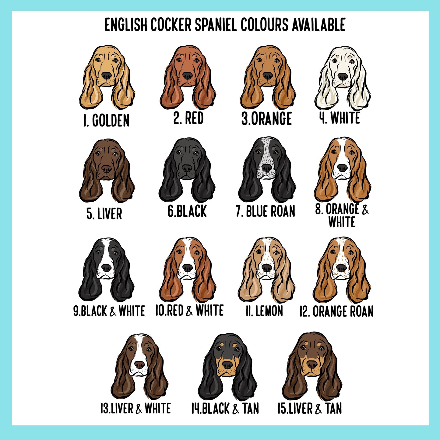 Show Cocker Spaniel Greeting Card